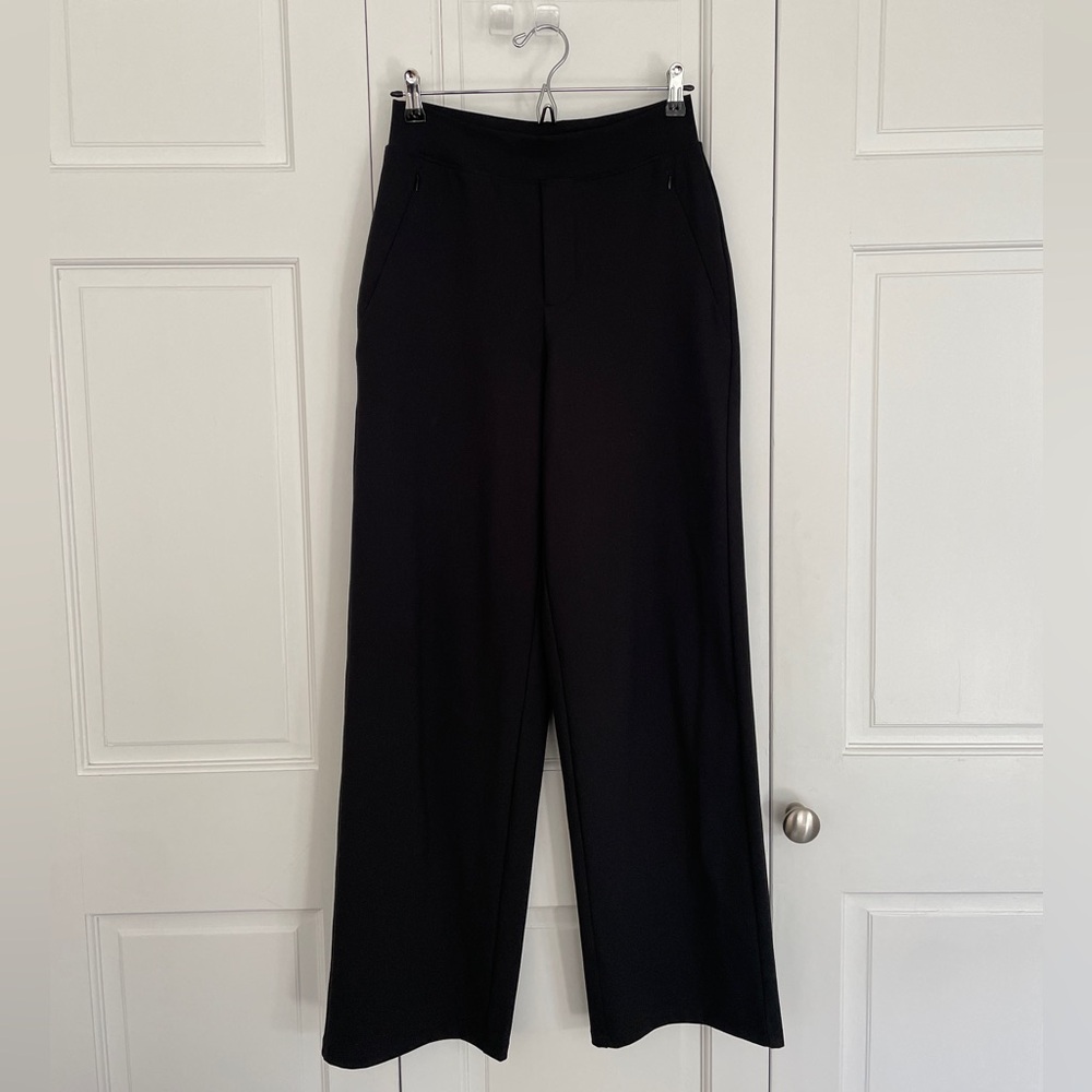 Nine Pine Asana Relaxed Straight Pant | Size S, Length L (32inch) | black